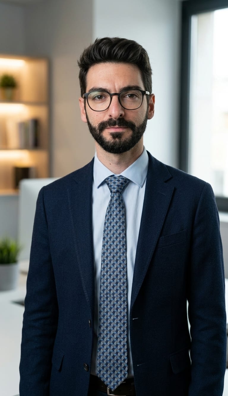 Gianfranco Di Berardino, Arquitecto de Software Hands-on, en su espacio de trabajo en Barcelona